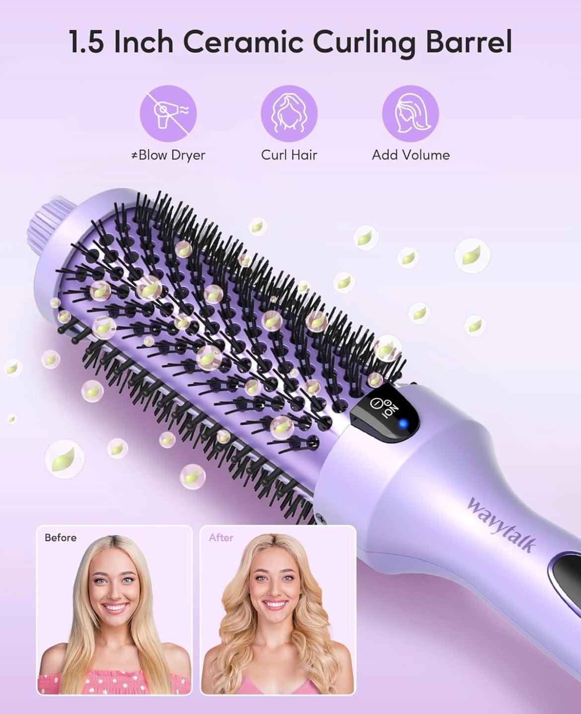 WAVYTALK Negative Ion Thermal Brush