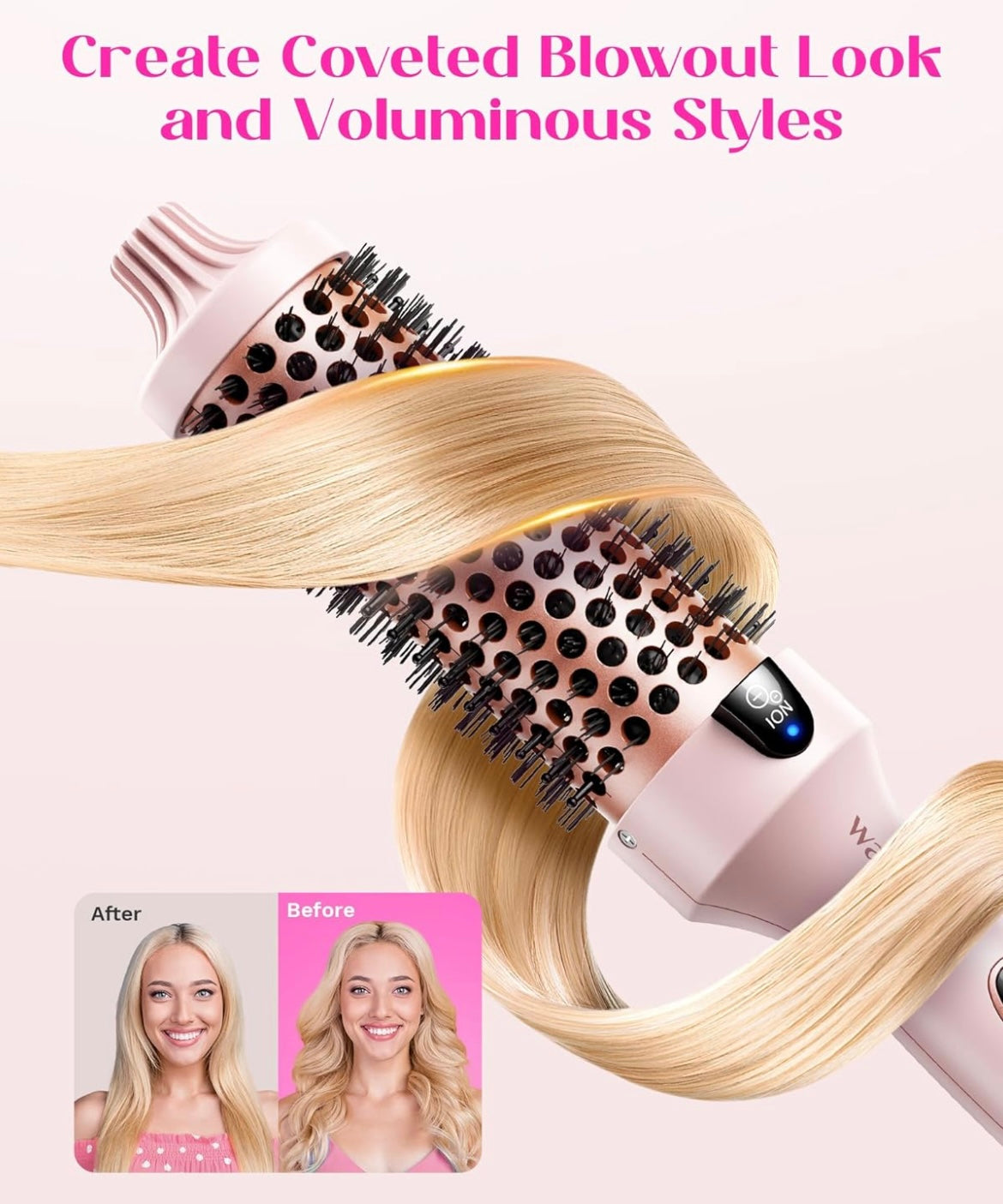 WAVYTALK Negative Ion Thermal Brush