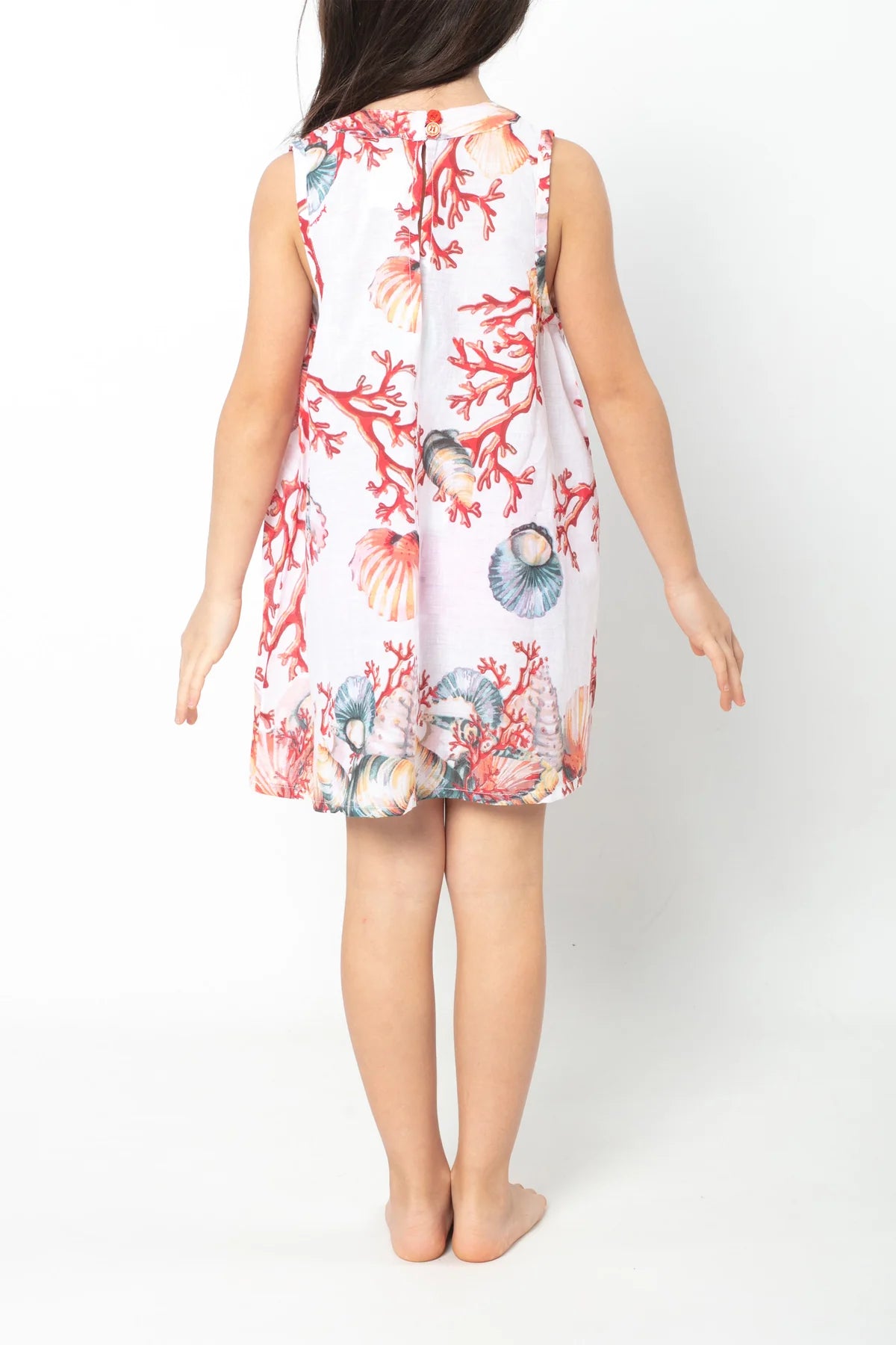Coral Girls Coverup