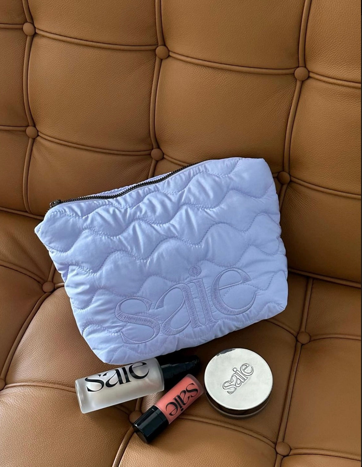 The Quilted Makeup Bag