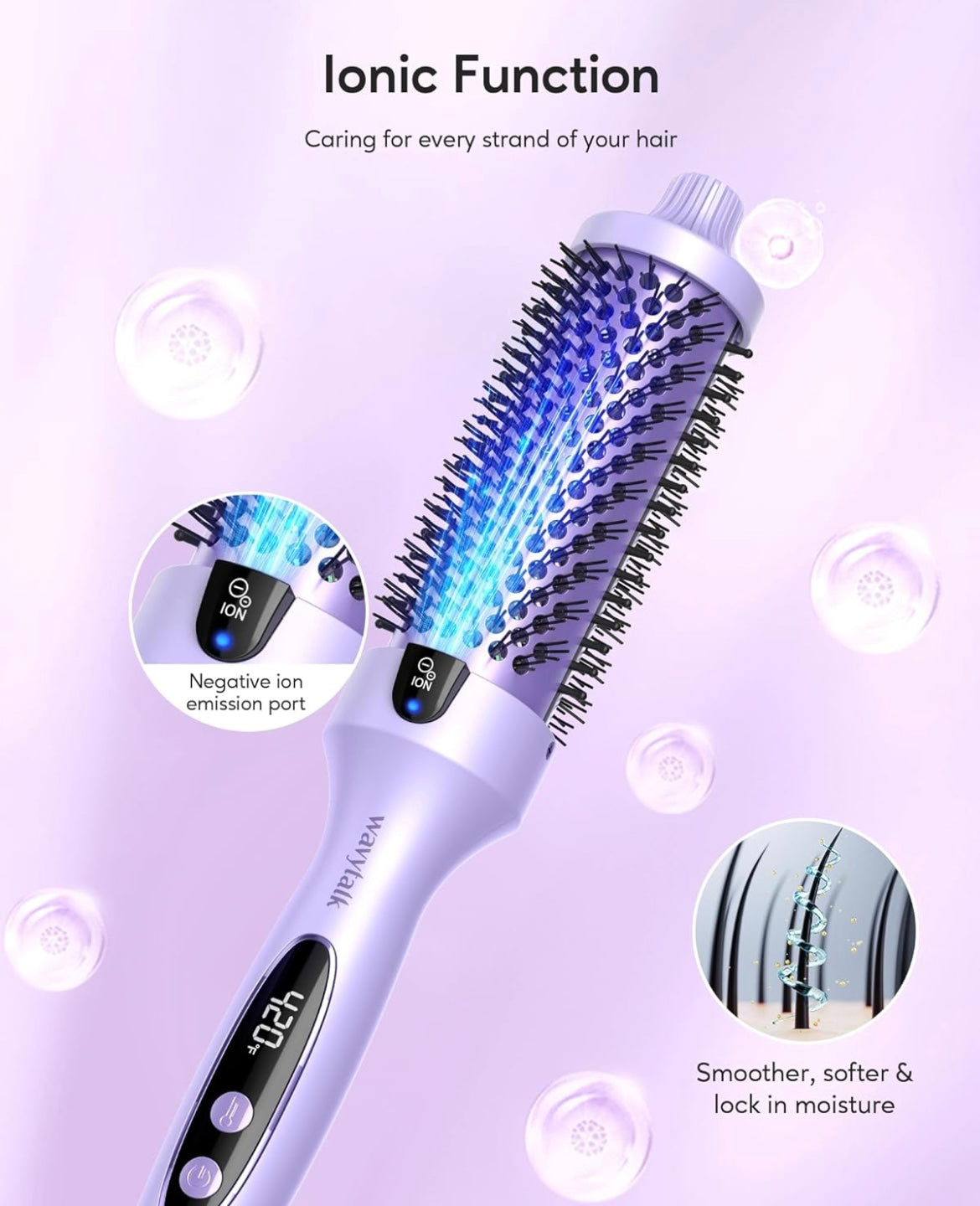 WAVYTALK Negative Ion Thermal Brush