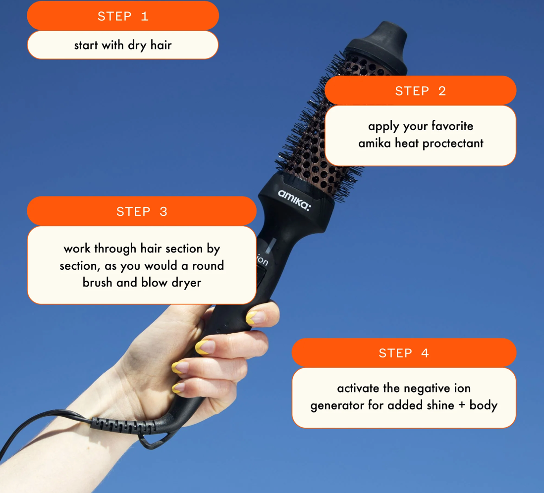 AMIKA Blowout babe thermal ionic hairbrush