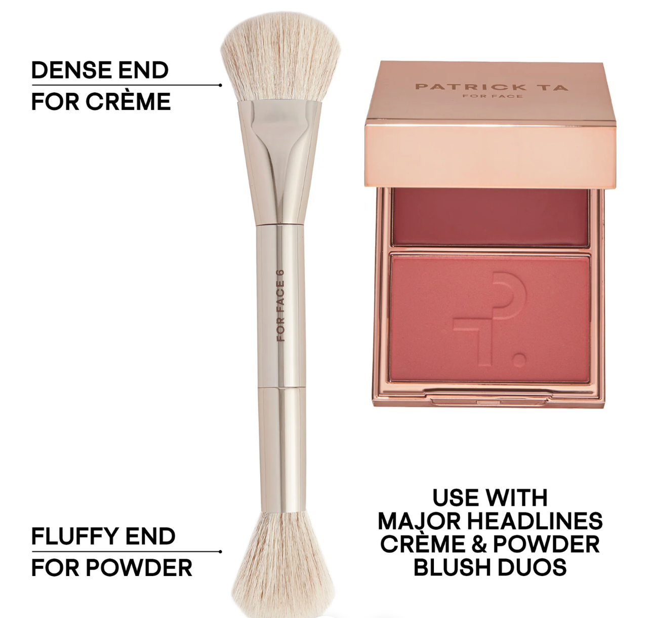 Dual Ended Precision Blush Brush